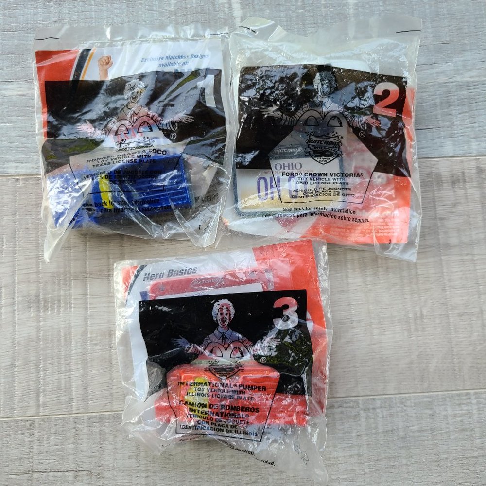 Vintage Matchbox McDonalds Cars Dodge Ford